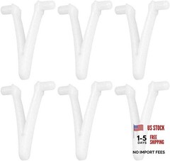 White Pool Supply V Clip – Butterfly Clip – 6Pcs