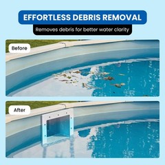 Jed Pool Tools Above Ground Pool Skimmer – Made In Usa Square Mouth