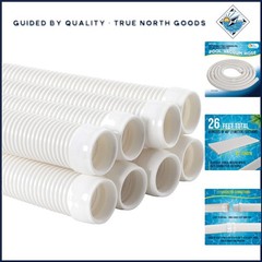 Complete Pool Vacuum Hose Set, 40 Inch Sections Designed for Most Cleaner Brands