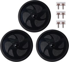 3 PK Large Wheel C7 Assembly w/ Tire C11 for Polaris 280 Black Max Pool Cleaner
