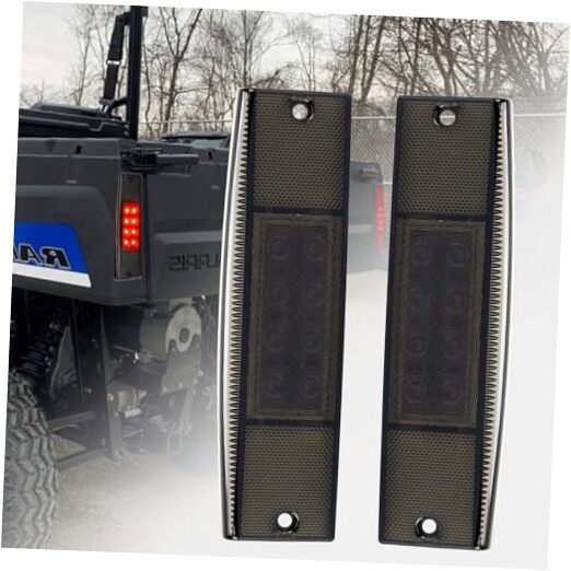 Ranger Rear Tail Light Compatible with Polaris Ranger 400 570 800 2pcs Smoke