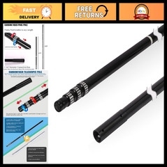 Telescopic 15ft Carbon Fiber Pool Cleaning Pole – Lightweight, Adjustable, Easy