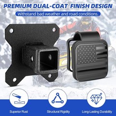 W&JWN 2&Prime; UTV Rear Receiver Hitch Compatible with Polaris RZR XP 1000/XP 4 1000 2