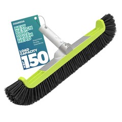 18-Inch Curved Pool Brush Head – Effortless Cleaning for All Pool Types