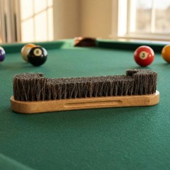 12 Inch Standard Pool Table Brush- Soft Horsehair Bristles Gently Clean Pool …