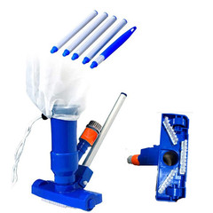 Portable Pool Cleaning Kit with 5-Section Pole and Jet Vacuum for Spa and Pond