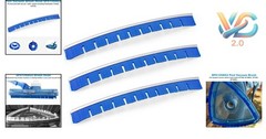 Pool Vacuum Brush Head Replacement for Hayward SP1068 SP1069 3 Pack