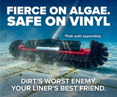 Heavy Duty Pool Brush for Inground & Above Ground Algae Cleaning Tool
