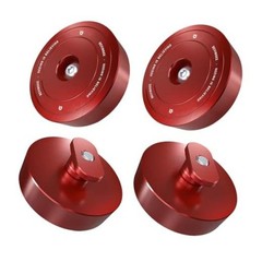 4pcs Lifting Jack Pads Pucks Compatible with Corvette C5 C6 C7 GS Z06 ZR1 Red