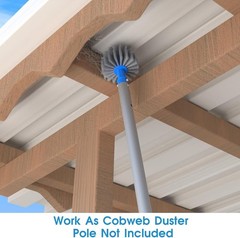 Lightweight Round Pool Brush with Angled Bristles for Effortless Dirt Removal