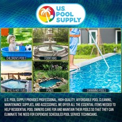 Durable Polypropylene Pool Skimmer with Hose Adapters