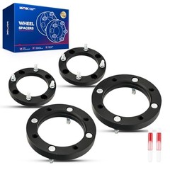 4×156 ATV Wheel Spacers,1 inch Black 4×156 -131mm -M12x1.5 -1 inch thick -4Pcs