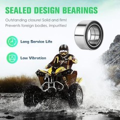 Front CV Axle & Wheel Bearing Kit for Polaris 2010-2017 2*Front Axles+bearings