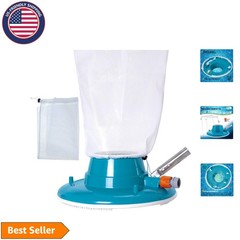 High-Efficiency 15&Prime; Pool Cleaner with 8 Jets & 3 Brushes – Easy to Use