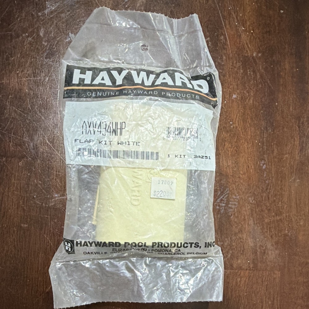OEM NEW Hayward AXV434WHP Flap Kit White Pool Cleaner Flap, Chlorine Resistant