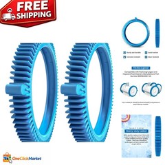 Effortless 2-Pack Replacement Tires with Super Humps for Pool Cleaners – 6&Prime; Dia