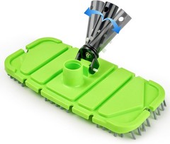 Weighted Pool Vacuum Head with Brush Flexible for Inground & Above Ground