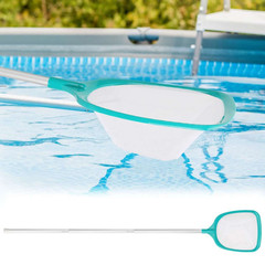 Heavy Duty Pool Skimmer Net Fine Mesh Leaf Rake Swimming Pool Cleaning Tool New