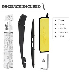 Rear Wiper Arm & Blade Kit,Exact-Fit Replacement for Mazda CX-30 2020-2024,OEM