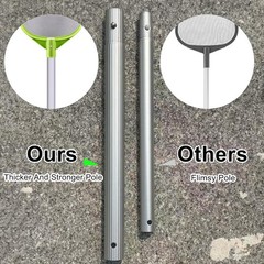 Pool Skimmer Net with 72 Inch Rake and Pole for Cleaning