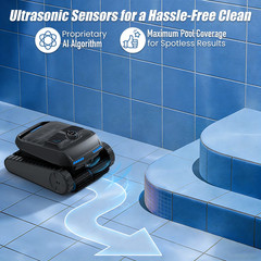 CP400 Lite Cordless Robotic Pool Cleaner – Smart, Powerful, All-Pool Cleaning