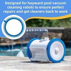 Pool Cleaner Tires 2-Pack Front Replacement Wheels