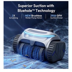 BUBLUE BuHybrid L6 Hybrid Cord & Cordless Robot Pool Cleaner APP Control
