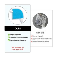 360 Pool Cleaner Leaf Bags with Zipper Larger Capacity 9-100-1012 Replacement…
