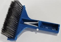 5&Prime; Heavy Duty Pool Brush for Stubborn Stains, Steel Bristles