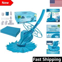 Deluxe Octopus Suction Pool Cleaner – Quiet Automatic Vacuum for Inground Pools