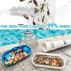 Rechargeable Hot Tub Vacuum Cleaner Spa Magnetic Drive System Ultra Fine Mesh
