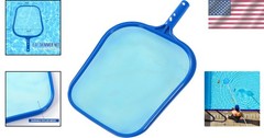 Pool Skimmer Net with Sturdy Plastic Frame – Easy Clean for Spas & Pools