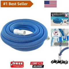 30 Ft Heavy-Duty Manual Pool Vacuum Hose, Kink-Free & Compatible with Most Pools