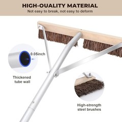 Leaf Roof Brush with Gloves, Roof Rake Remove Leaves, Adjustable 5-21ft 21FT