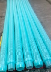 AMFLEX AUTOMATIC Pool CLEANER 1.5&Prime;x 48&Prime; W/ Tapered Leader – 8pk Gray Hoses