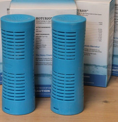 4 HOTUBJOY Hot Tub Filter Spa Mineral Cartridge Sticks to 2500 Gal each Blue