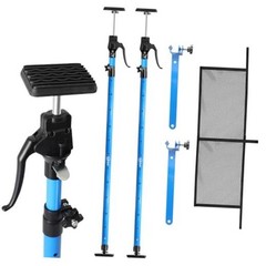 2PK 79 inch Heavy Duty Adjustable Cargo Bars,200LB Capacity，Non 2 Packs Blue