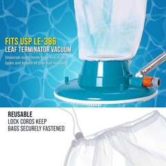 Efficient Leaf Vacuum Filter Bags – 2 Pack, 16&Prime; x 20&Prime; for Optimal Debris Capture