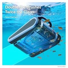 Robotic Pool Cleaner 45000Pa Suction 180W Brushless Cordless Wall Climbing 2150