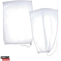 Fine Mesh Filter Bags for Leaf Vacuum Pool Cleaners, 2 Pack – Large 16&Prime; x 20&Prime;…