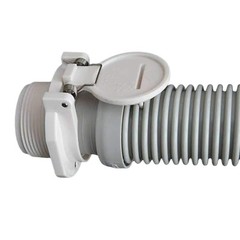 GW9530 vac Port Fitting, White Free Swivel Pool Vacuum Suction Lock Safety Wa…