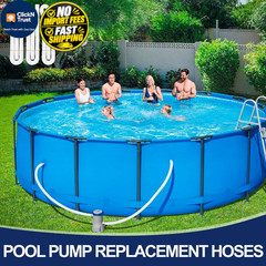 Pool Hoses for Above Ground Pools, 3 Pack 1.25 x 59 Inch Filter White