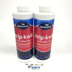 BioGuard-23756-2 PACK Strip-Kwik Degreasing Filter Cleaner – 2 Quarts