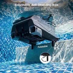 Pura V12 Solar Powered Automatic Pool Surface Robot Skimmer