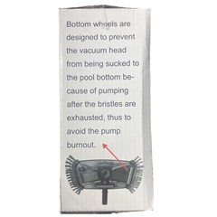 Poolaza 4-piece See Through Rectangular Pool Vacuum Head With Side Brush