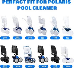 MUSCCCM for Polaris Pool Cleaner Parts, 6 Pack 6 (Black), Black-6