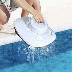 Cordless Swimming Pool Automatic Water Cleaner Robotic, Auto-Docking with Filter