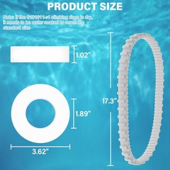 GVCVHVCV 9985006-r2 Track and Climbing Rings 6101611-r4 Replacement White