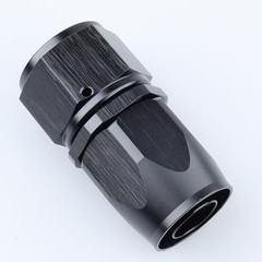 -12 AN Straight Swivel Hose End Fitting Aluminum Black 12AN Straight – Black