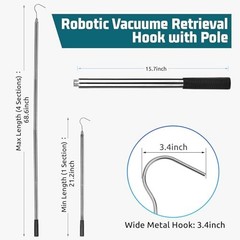 « Retrieval Hook for Robotic Pool Cleaner – 68 » Telescopic Cleaning Pole Accessor